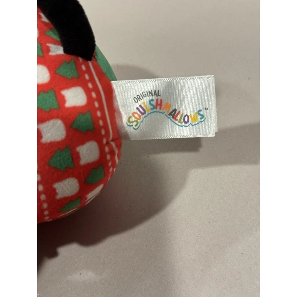 Squishmallows Calico Cat Cam Christmas Sweater Plush Small 4.5